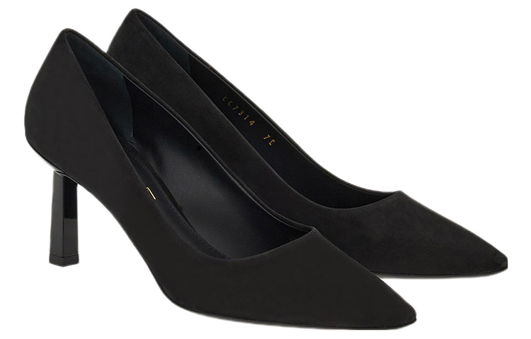 Order FERRAGAMO費拉高夢 羊皮 包覆尖頭 高跟鞋 女款 黑色