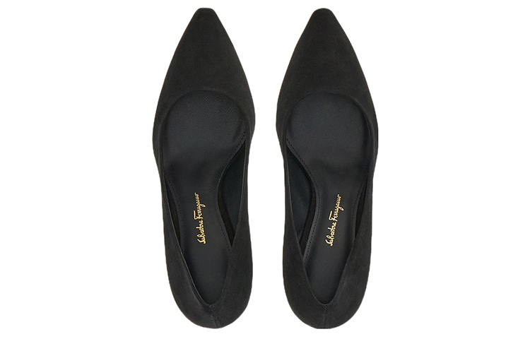 Lookbook FERRAGAMO費拉高夢 羊皮 包覆尖頭 高跟鞋 女款 黑色