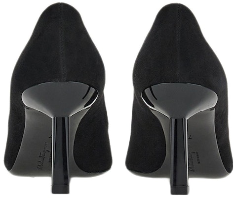(Women) FERRAGAMO Pointed-Toe High Heels 'Black Leather' 01E233-758474 Shop (Women) FERRAGAMO Pointed-Toe High Heels 'Black Leather' 01E233-758474