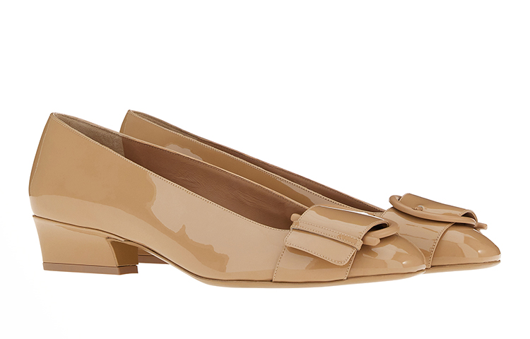 (W) FERRAGAMO Bessie 30 Pumps Khaki 'Beige' 圖 2