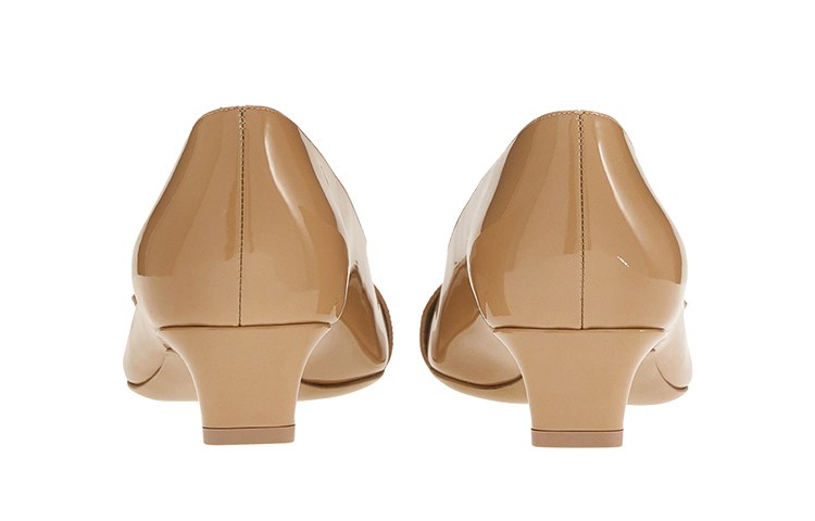 (W) FERRAGAMO Bessie 30 Pumps Khaki 'Beige' 圖 4