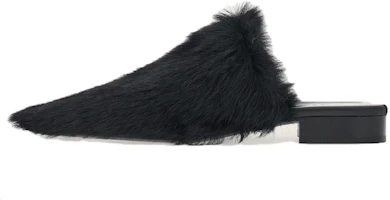 (Women) FERRAGAMO Pointed-Toe Leather Mule 'Black Comfort' 01G342-766413 (Women) FERRAGAMO Pointed-Toe Leather Mule 'Black Comfort' 01G342-766413