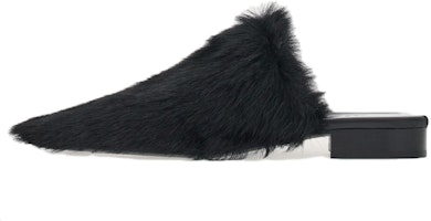(Women) FERRAGAMO Pointed-Toe Leather Mule 'Black Comfort' 01G342-766413 (Women) FERRAGAMO Pointed-Toe Leather Mule 'Black Comfort' 01G342-766413