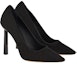 Order (W) FERRAGAMO Kasut Tumit Tinggi Tanpa Tali Hujung Runcing 'Kulit Hitam' 01E306-758519