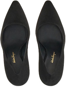 (W) 페라가모 블랙 가죽 포인티드토 슬립온 하이힐 01E306-758519 Lookbook (W) 페라가모 블랙 가죽 포인티드토 슬립온 하이힐 01E306-758519