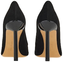 FERRAGAMO菲拉格慕 羊皮 尖頭套腳 高跟鞋 女款 黑色 Shop FERRAGAMO菲拉格慕 羊皮 尖頭套腳 高跟鞋 女款 黑色