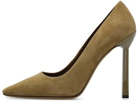 (Women) FERRAGAMO Pointed-Toe Stiletto 'Grey Green' 01E306-758520 (Women) FERRAGAMO Pointed-Toe Stiletto 'Grey Green' 01E306-758520