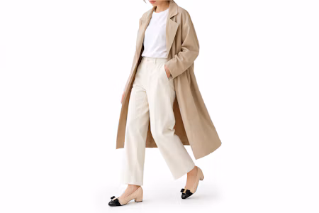 Order (W) 페라가모 퀼팅 바라 하이힐 '베이지 블랙 보우' 01M832-702227