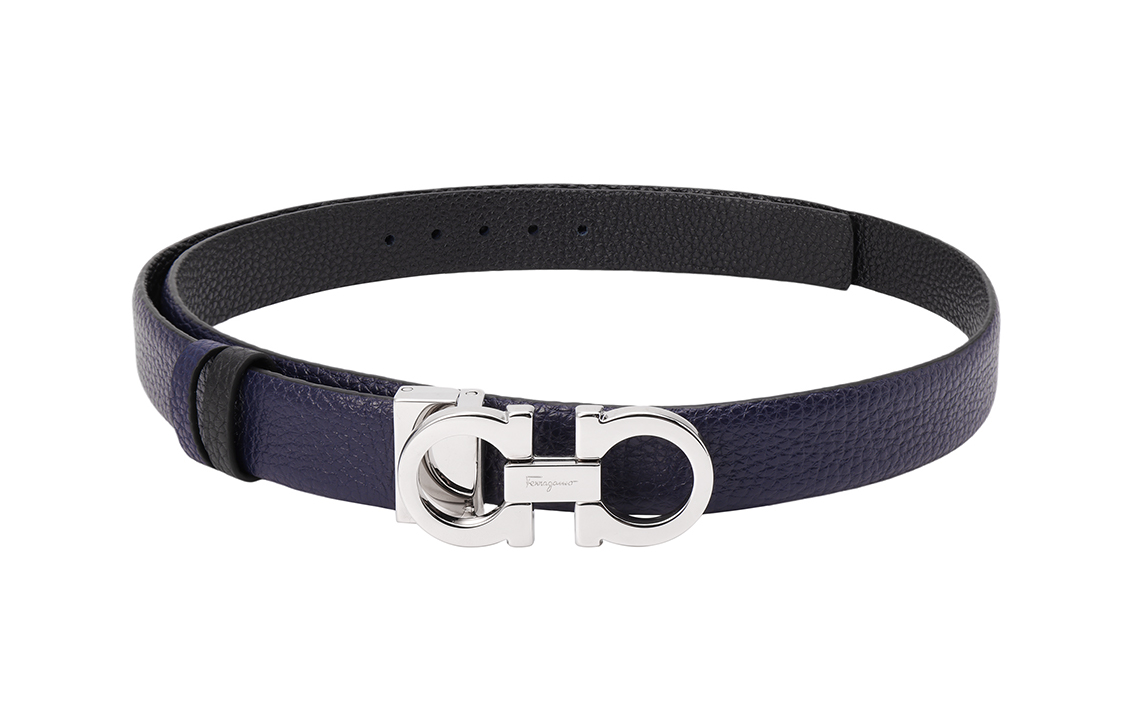 Purchase (W) FERRAGAMO 双面紫色Gancini小牛皮腰带 2.5cm宽. 23A565-0674261