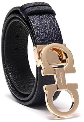 (W) Ferragamo 可翻转皮带 深蓝/黑色 2.5厘米 23A565-0673955 Lookbook (W) Ferragamo 可翻转皮带 深蓝/黑色 2.5厘米 23A565-0673955