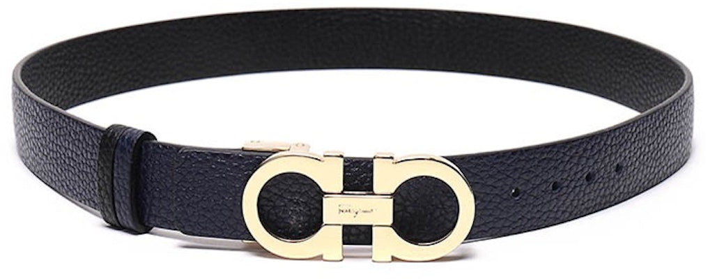 (W) Ferragamo 可翻转皮带 深蓝/黑色 2.5厘米 23A565-0673955 Purchase (W) Ferragamo 可翻转皮带 深蓝/黑色 2.5厘米 23A565-0673955