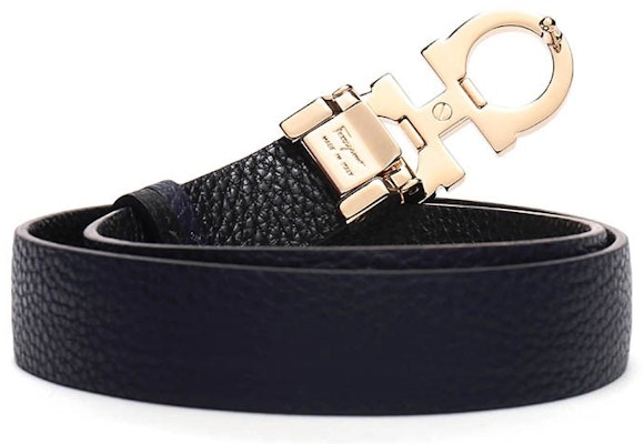 (W) Ferragamo 可翻转皮带 深蓝/黑色 2.5厘米 23A565-0673955 Details for (W) Ferragamo 可翻转皮带 深蓝/黑色 2.5厘米 23A565-0673955