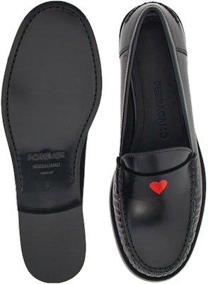 (Women) FERRAGAMO Round-Toe Slip-On Loafers 'Black' 01G935-767774 Shop (Women) FERRAGAMO Round-Toe Slip-On Loafers 'Black' 01G935-767774