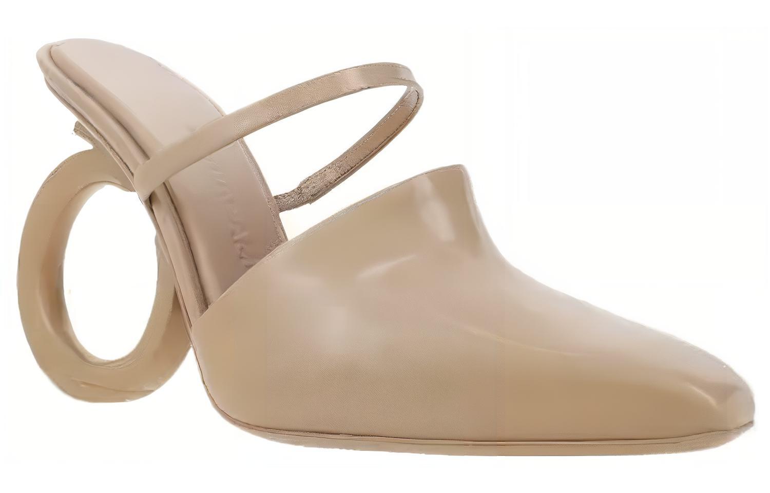 (W) FERRAGAMO Salvatore 'Brown Square Toe CMFT Mule' 圖 3