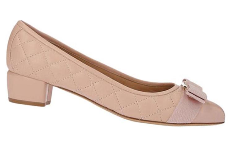 (W) FERRAGAMO Salvatore 'Pink Chunky Heels' 圖 2