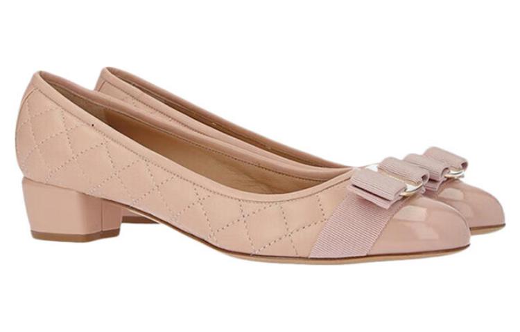 (W) FERRAGAMO Salvatore 'Pink Chunky Heels' 圖 3