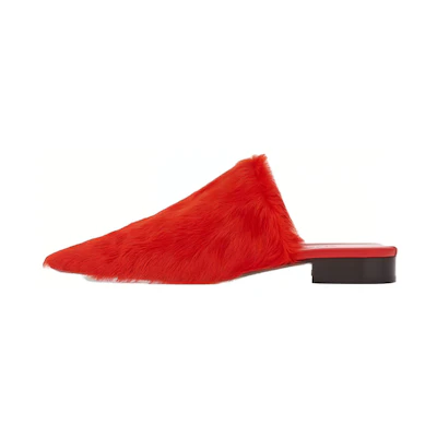 (W) FERRAGAMO Salvatore 'Red Mule Slipper'