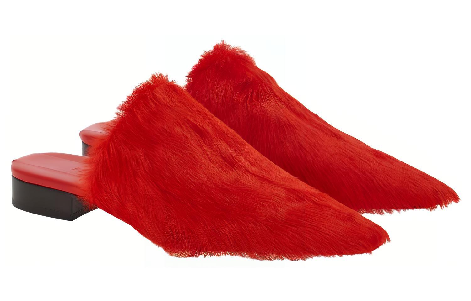 (W) FERRAGAMO Salvatore 'Red Mule Slipper' 圖 3