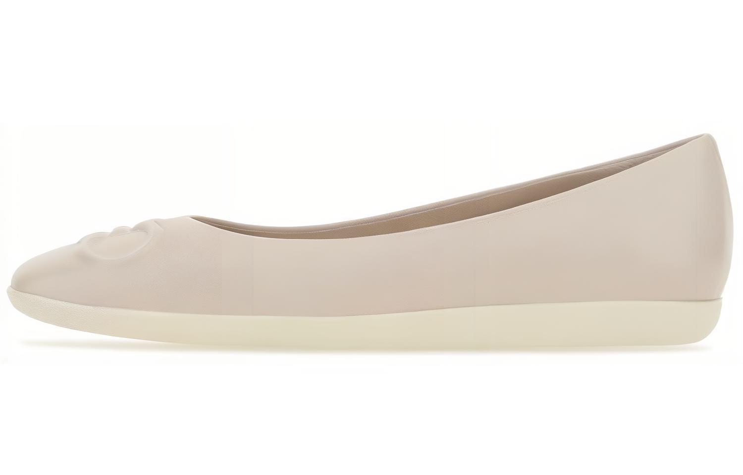 (W) FERRAGAMO Salvatore Ballet Flat 'Beige'
