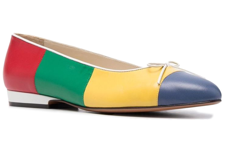 (W) FERRAGAMO Salvatore Ballet Flat 'Red Green Yellow' 圖 2