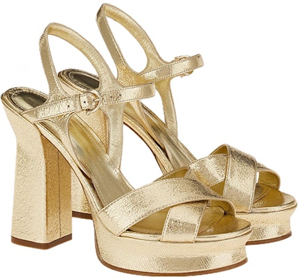 (W) FERRAGAMO Salvatore Calfskin Platform Slide Peep-Toe Warna Emas 01E555-758161 Order (W) FERRAGAMO Salvatore Calfskin Platform Slide Peep-Toe Warna Emas 01E555-758161