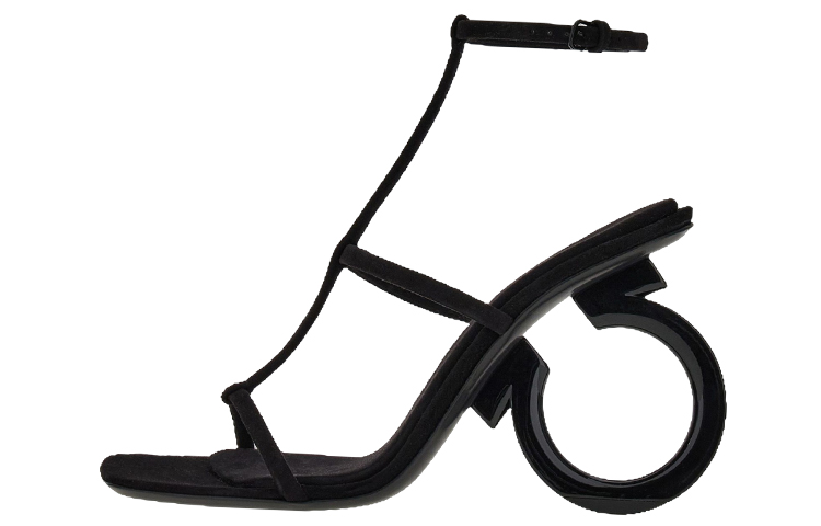 Buy (W) FERRAGAMO Salvatore Elina 'Sandal Buckle Terbuka Hitam' 01E779-760224