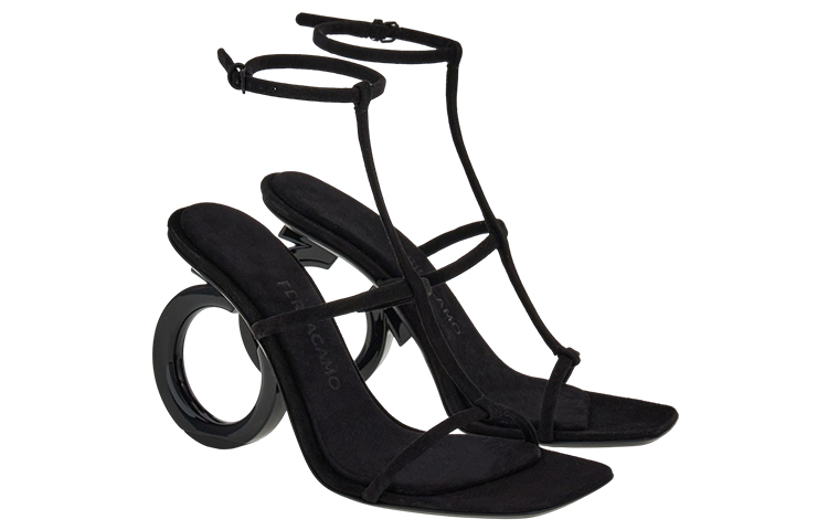 Order (W) FERRAGAMO Salvatore Elina 'Sandal Buckle Terbuka Hitam' 01E779-760224