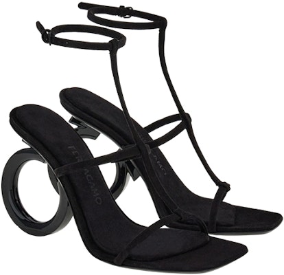 (W) FERRAGAMO Salvatore Elina 'Buckle Hitam Terbuka Hujung Kaki' 01E779-760224 Order (W) FERRAGAMO Salvatore Elina 'Buckle Hitam Terbuka Hujung Kaki' 01E779-760224