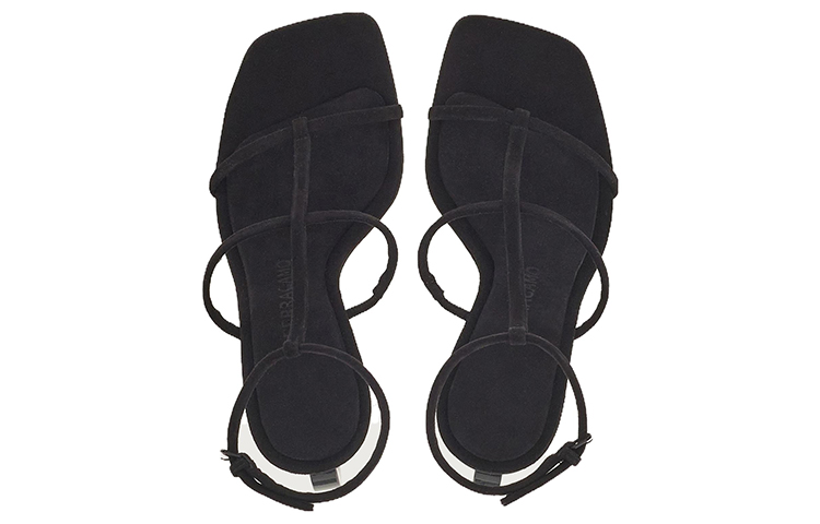 Lookbook (W) FERRAGAMO Salvatore Elina 'Sandal Buckle Terbuka Hitam' 01E779-760224