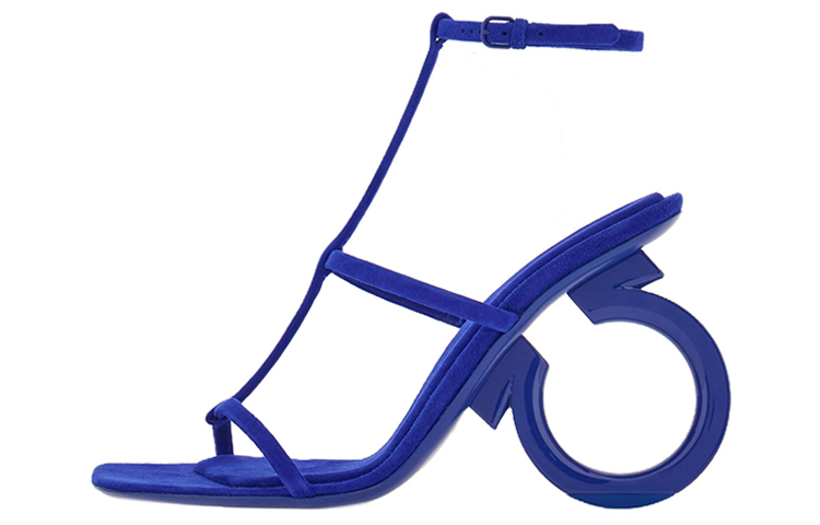 (Women) FERRAGAMO Salvatore Elina 'Blue Buckle' 01E779-763580