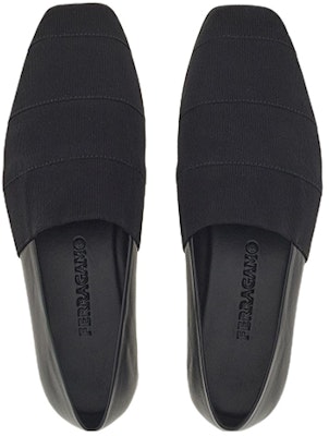(W) FERRAGAMO Salvatore Kain Moccasin 'Hitam Satin' 01E946-760231 Lookbook (W) FERRAGAMO Salvatore Kain Moccasin 'Hitam Satin' 01E946-760231