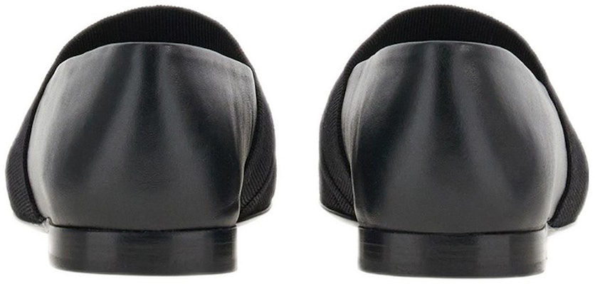 FERRAGAMO菲拉格慕 織物 羅緞套腳 樂福鞋 女款 黑色 Shop FERRAGAMO菲拉格慕 織物 羅緞套腳 樂福鞋 女款 黑色