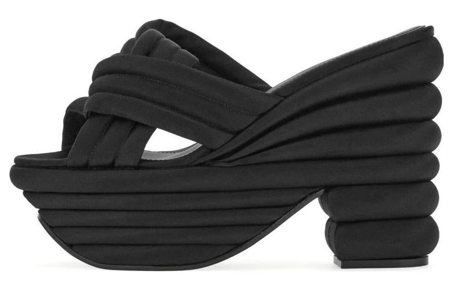 (Women) FERRAGAMO Rey Platform Sandals 'Black' 01F807-763967