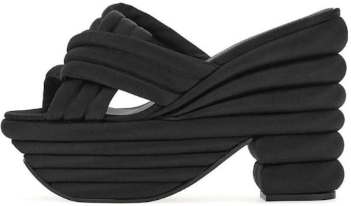 (W) FERRAGAMO Salvatore Sandal Kain Hitam Round Toe Terbuka Belakang 01F807-763967 Buy (W) FERRAGAMO Salvatore Sandal Kain Hitam Round Toe Terbuka Belakang 01F807-763967