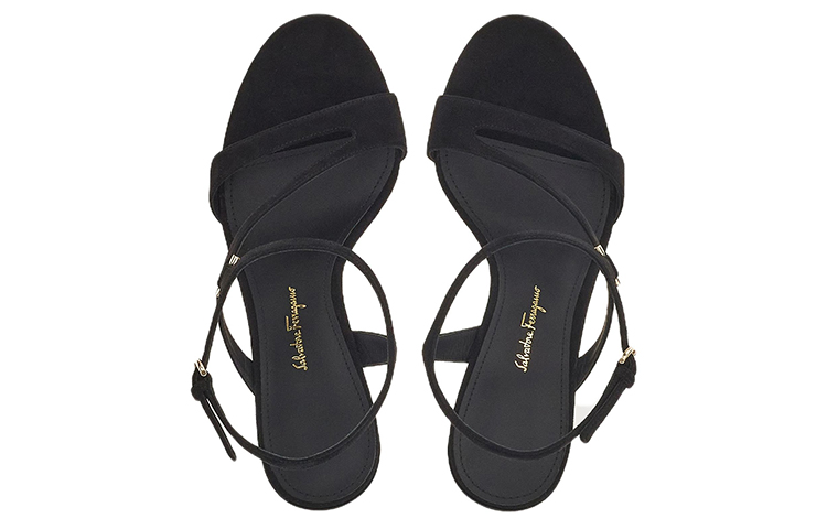 (W) FERRAGAMO Salvatore Gancini 'Black Buckle High Heel' 圖 3