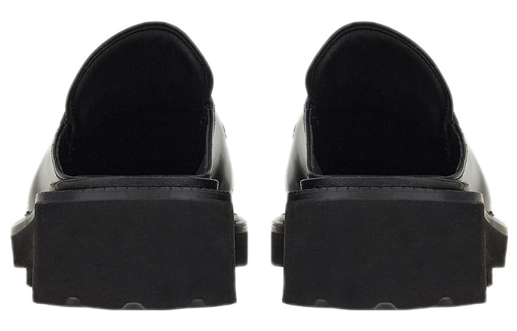 (W) FERRAGAMO Salvatore Gancini 'Black Calfskin Slide' 圖 4