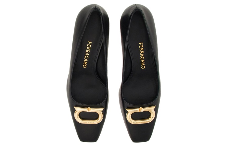 (W) FERRAGAMO Salvatore Gancini 'Black Gem Embellished' 圖 3