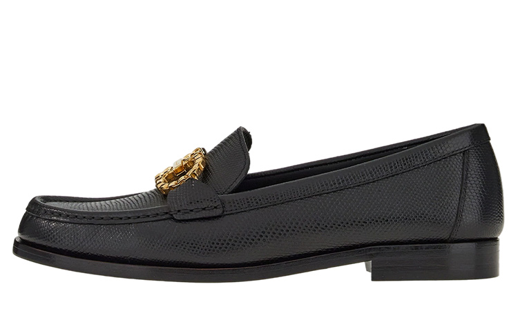 (W) FERRAGAMO Salvatore Gancini 'Black Leather'