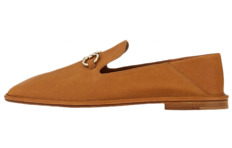 (Women) FERRAGAMO Salvatore Gancini 'Brown Velvet Buckle' 01D960-756689