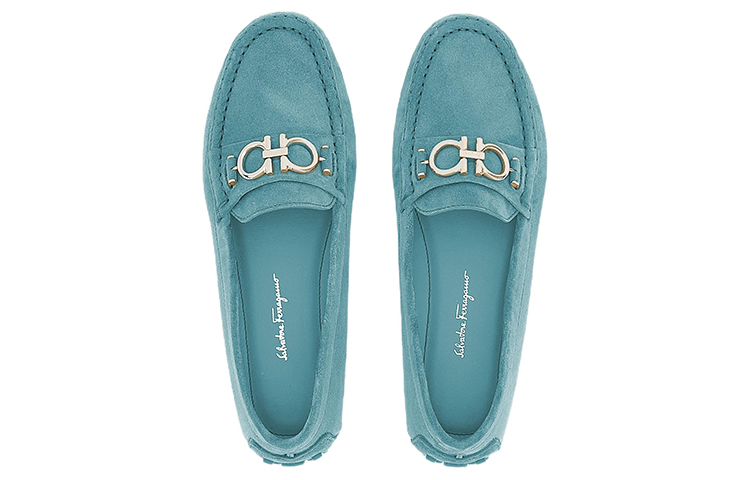 (W) FERRAGAMO Salvatore Gancini 'Light Blue Buckle' 圖 3