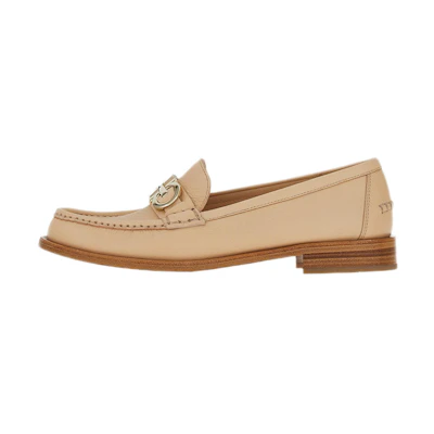 (W) FERRAGAMO Salvatore Gancini 'Light Brown Buckle Loafer'