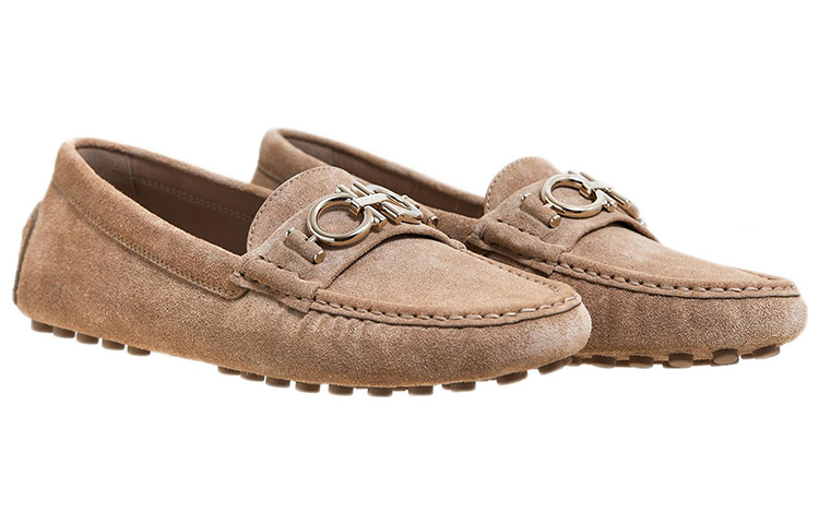 (W) FERRAGAMO Salvatore Gancini 'Light Brown Buckle' 圖 2