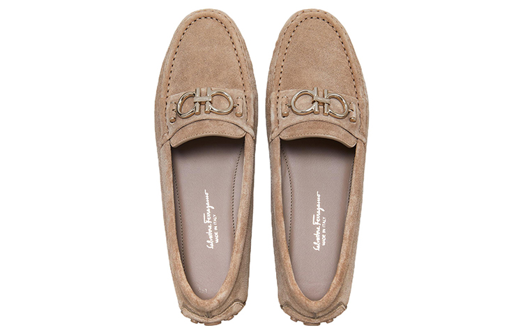 (W) FERRAGAMO Salvatore Gancini 'Light Brown Buckle' 圖 3