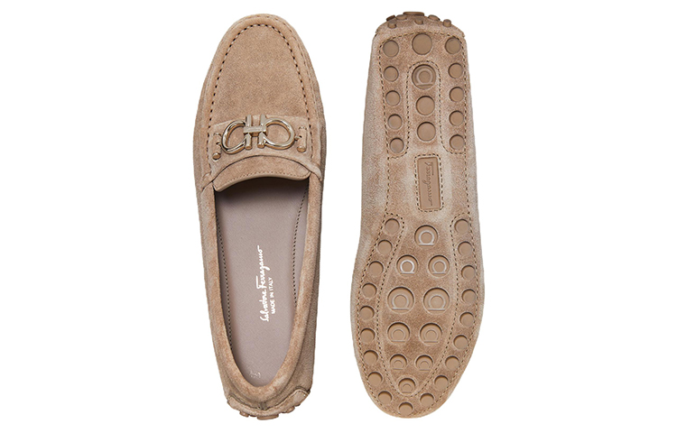 (W) FERRAGAMO Salvatore Gancini 'Light Brown Buckle' 圖 5