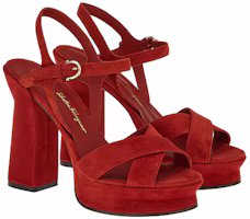 Order (W) FERRAGAMO Salvatore Gancini 'Sandal Slide Platform Merah Open-Toe' 01E555-758154
