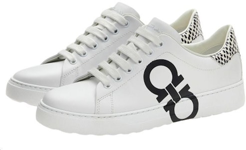 (W) 페라가모 간치니 블랙 & 화이트 패션 030191-747629 Shop (W) 페라가모 간치니 블랙 & 화이트 패션 030191-747629