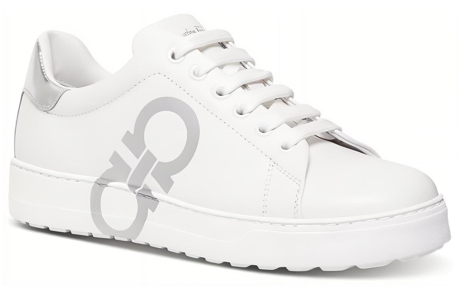 Lookbook (W) 菲拉格慕白色时尚Gancini手袋 030191-747218