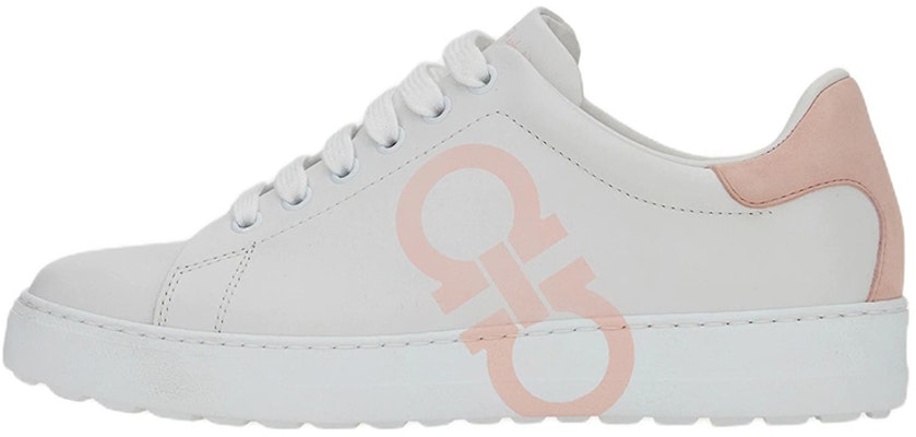 FERRAGAMO菲拉格夢 GANCINI 休閒 時髦板鞋 女款 白粉色 Buy FERRAGAMO菲拉格夢 GANCINI 休閒 時髦板鞋 女款 白粉色