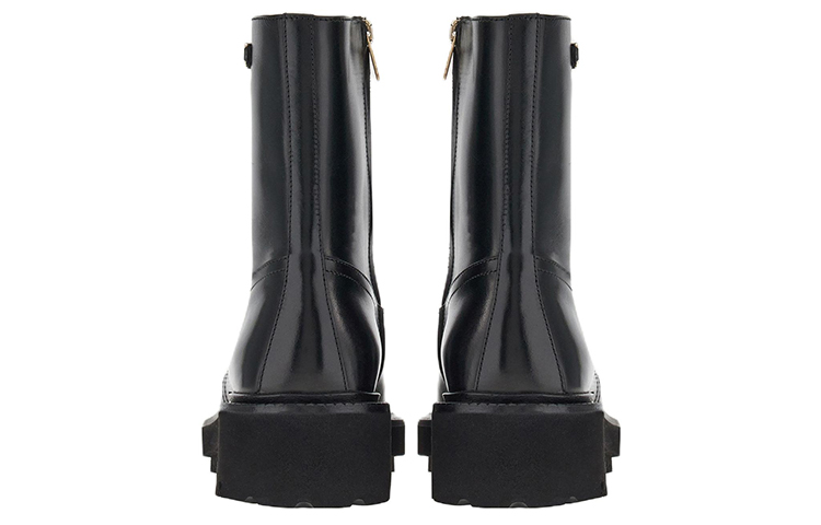 (W) FERRAGAMO Oreste Leather Bootie 'Black' 圖 5