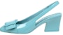 (W) FERRAGAMO Salvatore Gancini Kasut Tumit Tinggi Wanita 'Biru' 01D019-751695
